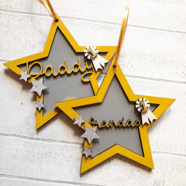 Dad/Grandad star gift decorations - product image 2