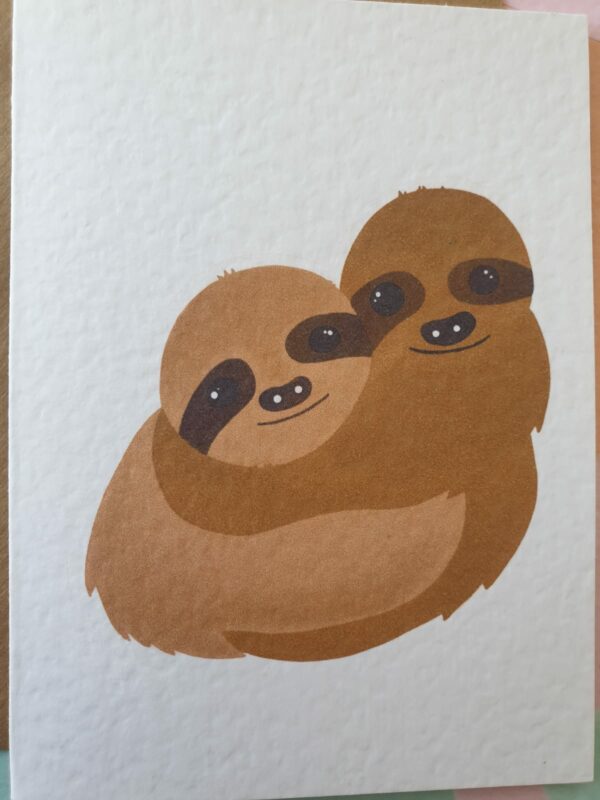 Sloth Greetings Card - product image 2