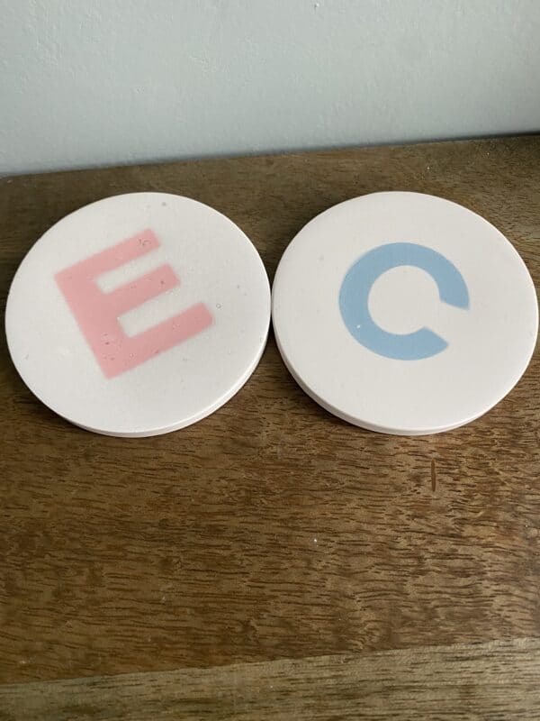 Personalised Custom Letter Coaster - main product image