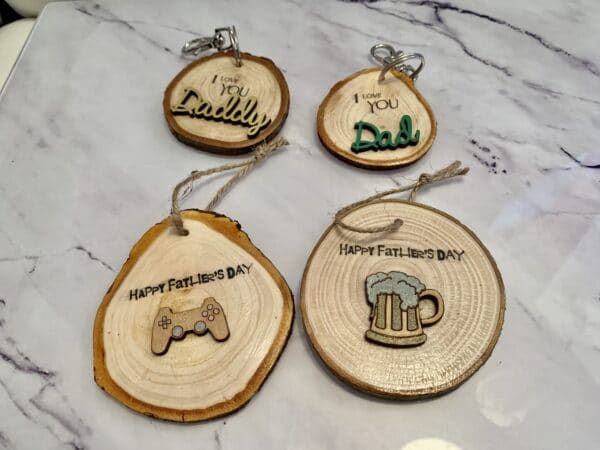 Father’s Day keyrings,magnets or gift tags - main product image