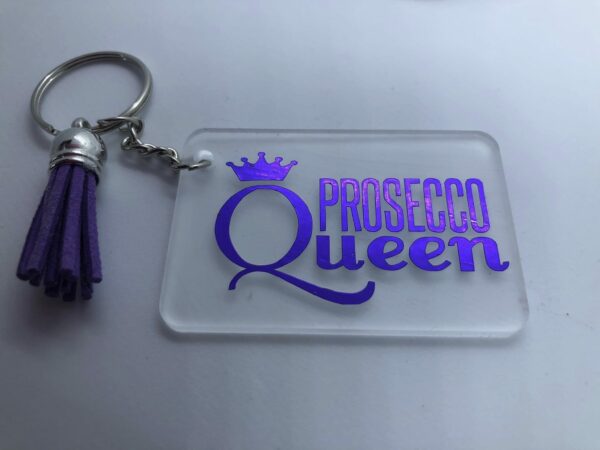 Prosecco Queen Gin Queen Keychains Keyrings - product image 2