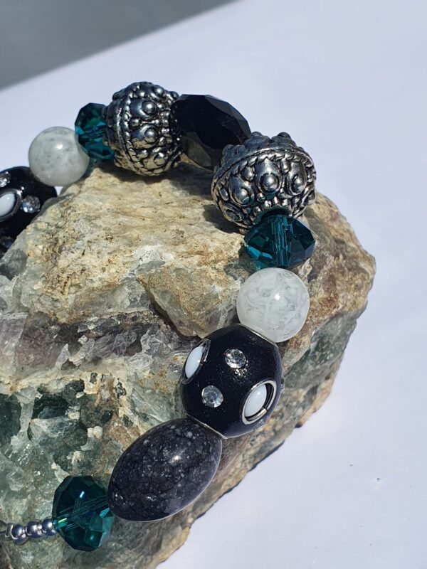 Chunky Swarovski beaded bracelet - main product image