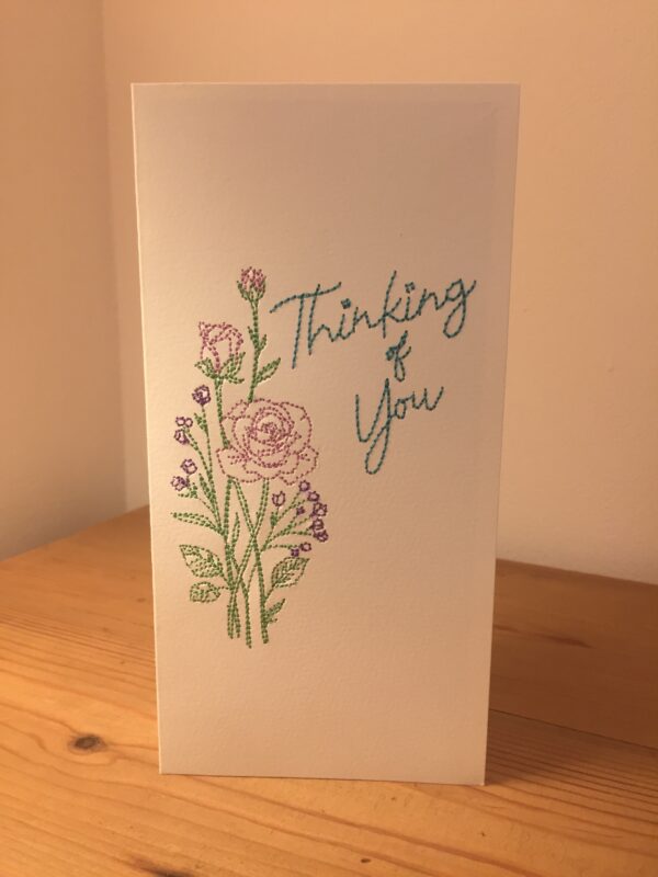 Thinking of You Embroidered Card - main product image