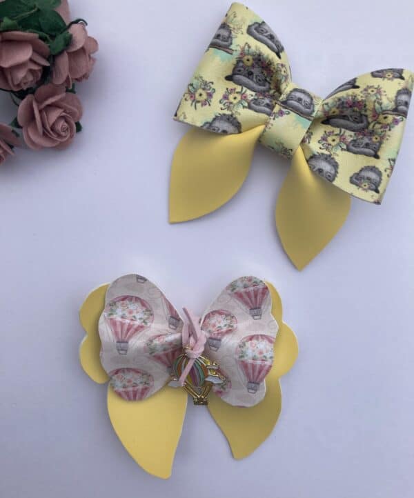 Pinch bow,hair bow, colour changing bow - product image 2