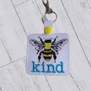 Bee Kind keyring, #be kind gifts, #bee kind keyring - product image 3