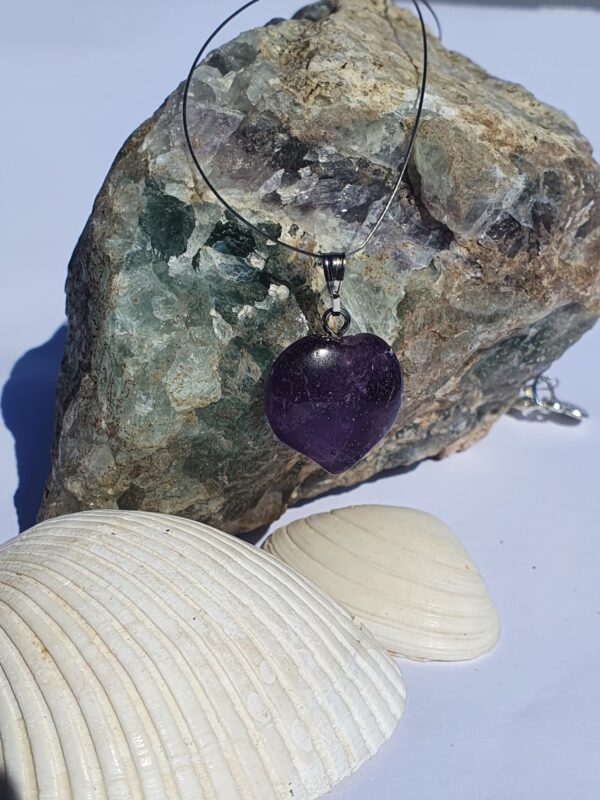 Amethyst Heart pendant - main product image