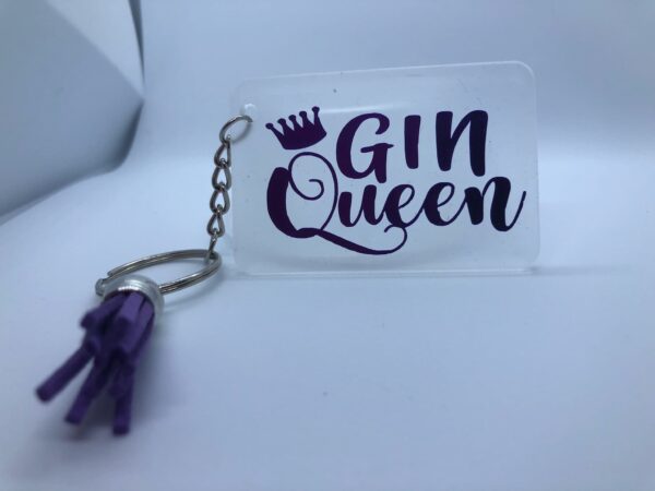 Prosecco Queen Gin Queen Keychains Keyrings - product image 3