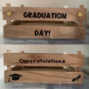 Graduation gift crate