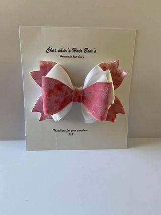 velvet hair bow - main product image