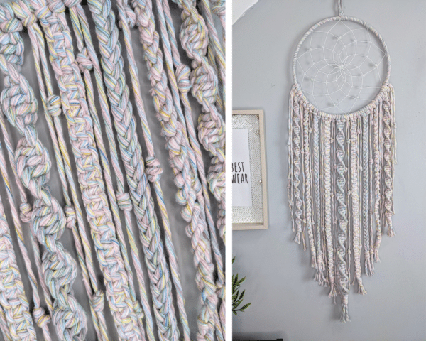 Macrame Dreamcatcher Boho Dream Catcher Macramé, Handmade Gift - main product image