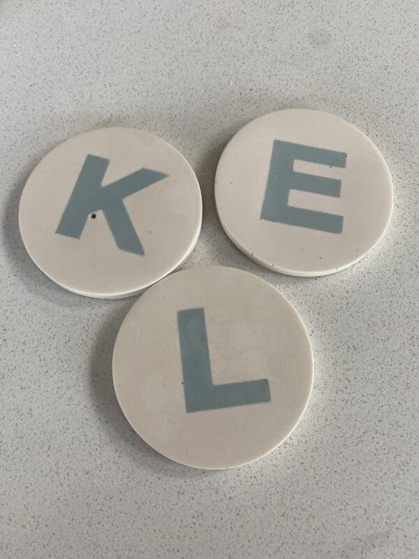 Personalised Custom Letter Coaster - product image 2