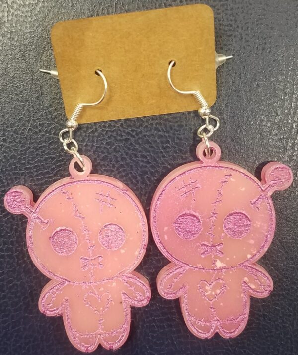 Cute voodoo doll earrings - product image 2