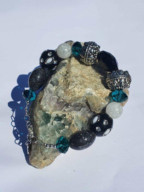 Chunky Swarovski beaded bracelet - product image 2