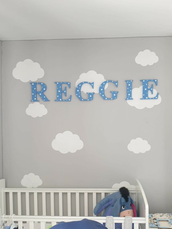 Large letters nursery kids decor - main product image