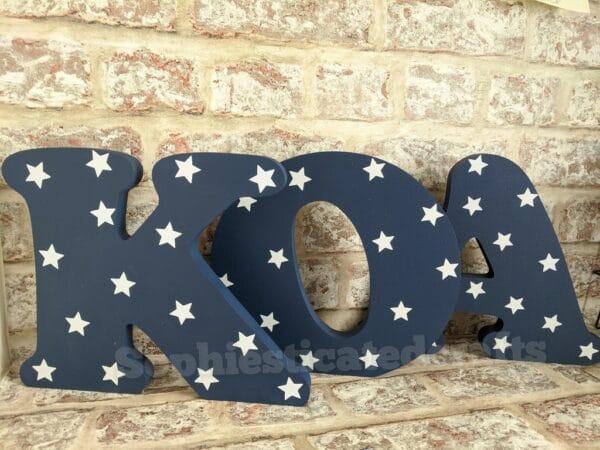 Large letters nursery kids decor - product image 3