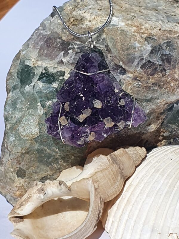 Druzy Amethyst pendant - product image 2