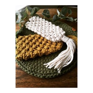 Macrame phone sock, pouch, case
