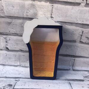 Handmade Personalised Pint Glass Chocolate Fillable - Father’s Day Gift Daddy