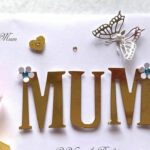 Luxury Personalised Handmade Birthday Card, Mini Dried Flower Bouquet Card with Box C423