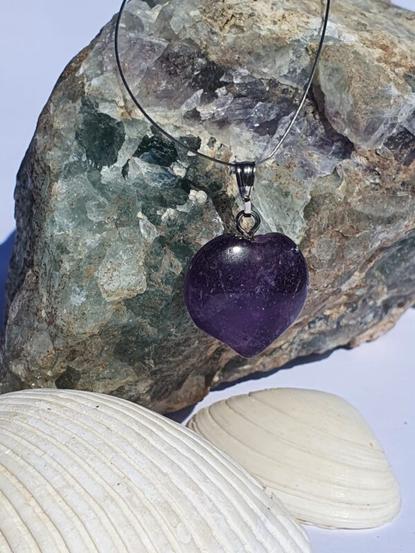 Amethyst Heart pendant - product image 2