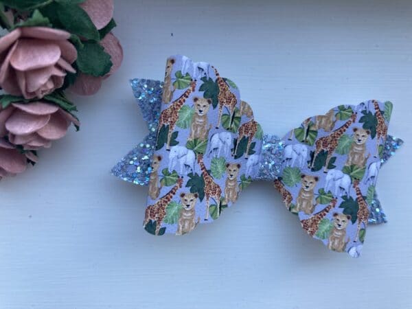 Canvas and glitter bows - product image 5