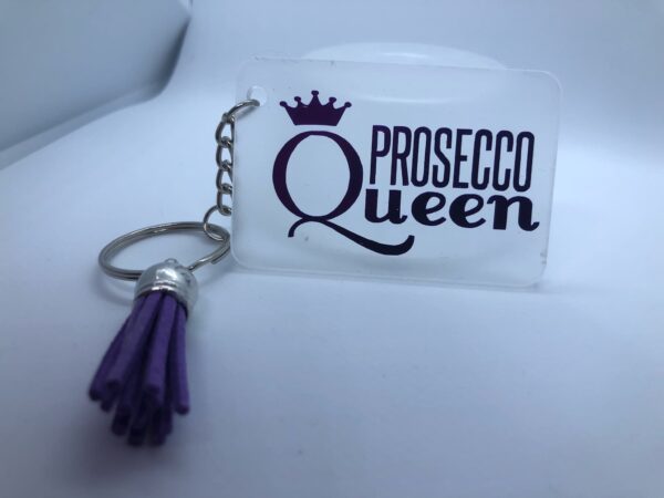 Prosecco Queen Gin Queen Keychains Keyrings - product image 4