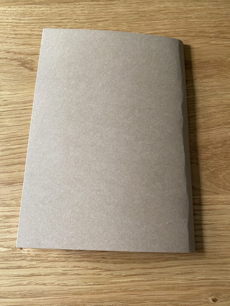 Unique Design Beige A5 Notebook/Journal/Sketchbook with Cupcake Button Embellishment