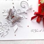 Personalised Handmade Birthday Card, 3D Luxury Dried Flower Birthday Card with BOX C424