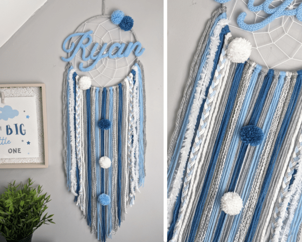 Personalised Dreamcatcher Wall Hanging Nursery Decor - main product image