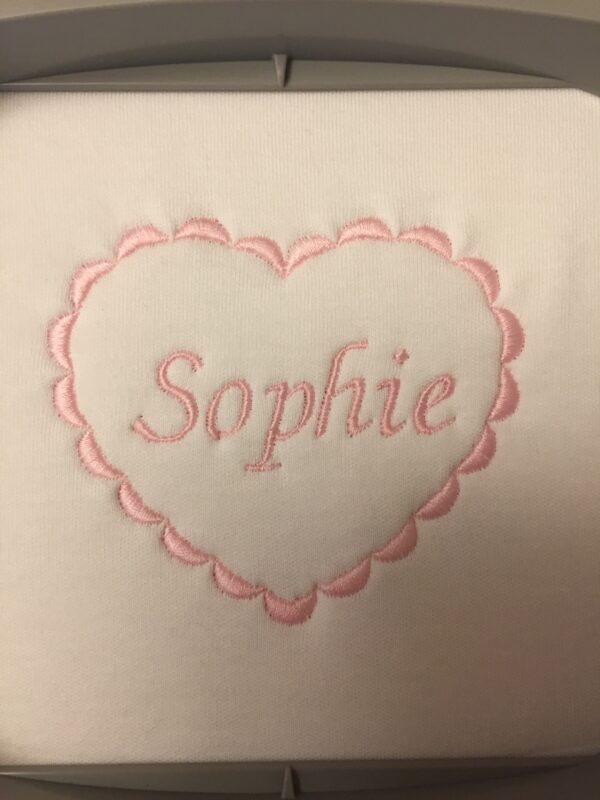 Personalised Baby Bib (pink) - product image 3