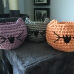 Hand Crocheted Cat Bowl