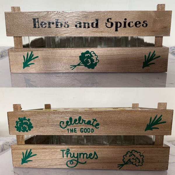 Herb and spice storage crate - main product image