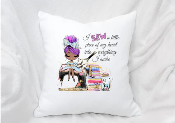 Sewing lovers cushion/cover. - main product image