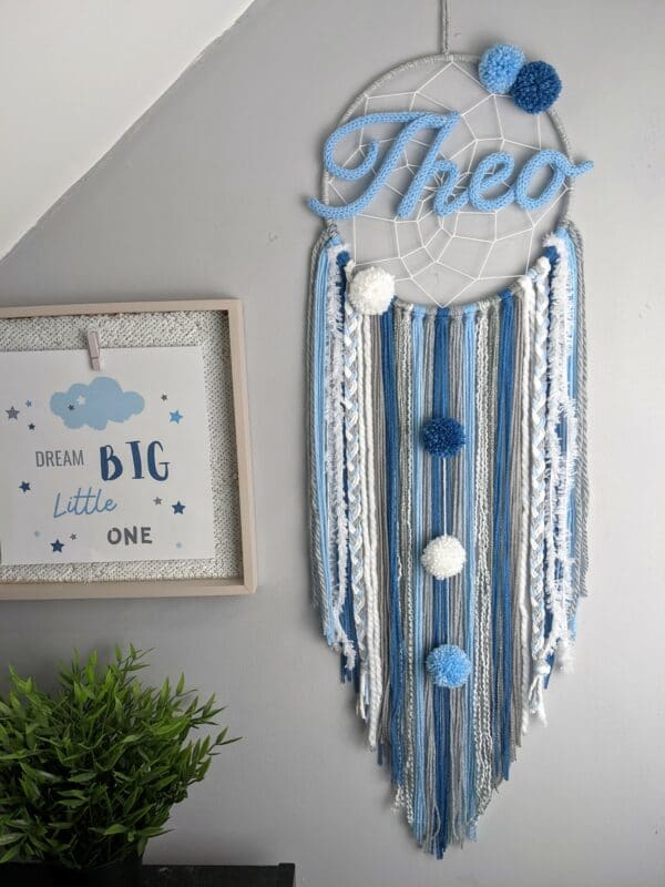 Personalised Dreamcatcher Wall Hanging Nursery Decor - product image 2