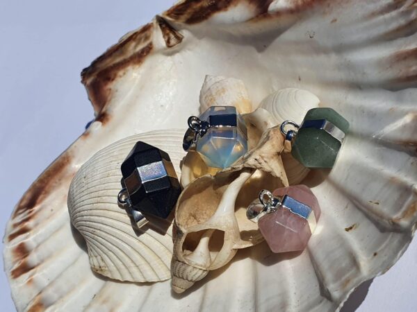 Gemstone point pendants - main product image