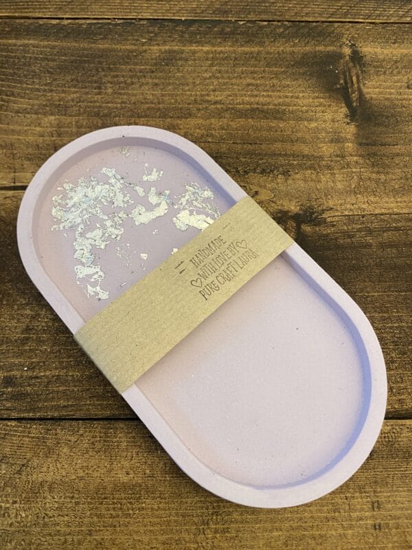 Jesmonite Oval Jewellery Tray - main product image