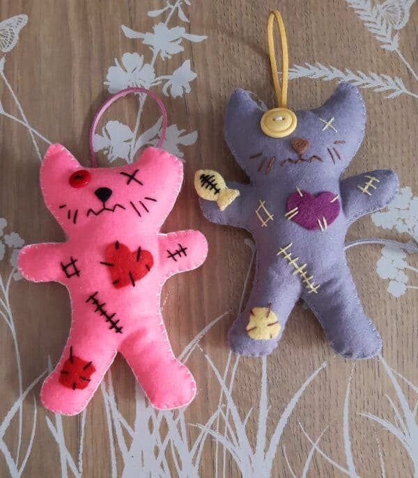 Pink Zombie cat decoration - product image 2