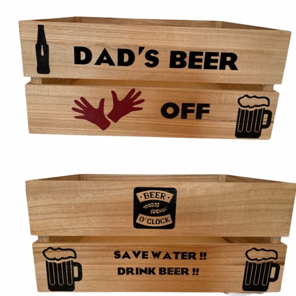 Dad storage gift crate - main product image