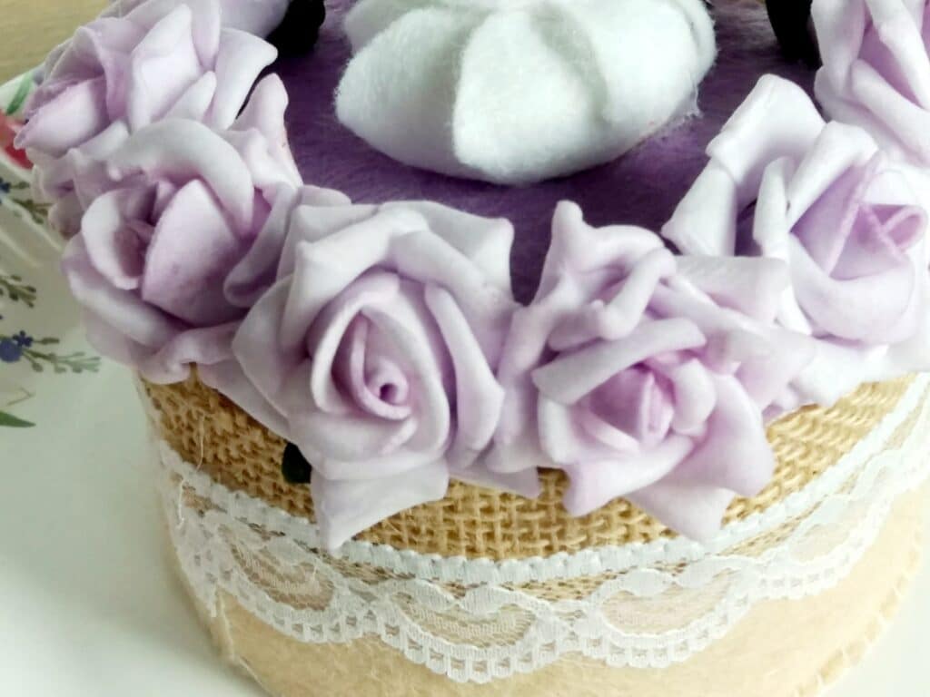 Birthday cake decoration, pretend play food.