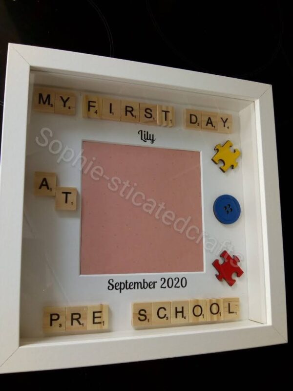 Personalized First Day at school frame - main product image