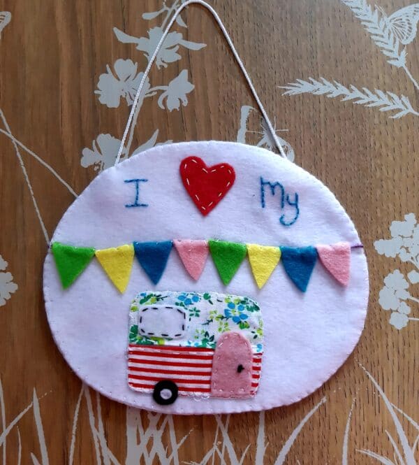 I love my camper van wall hanging - main product image