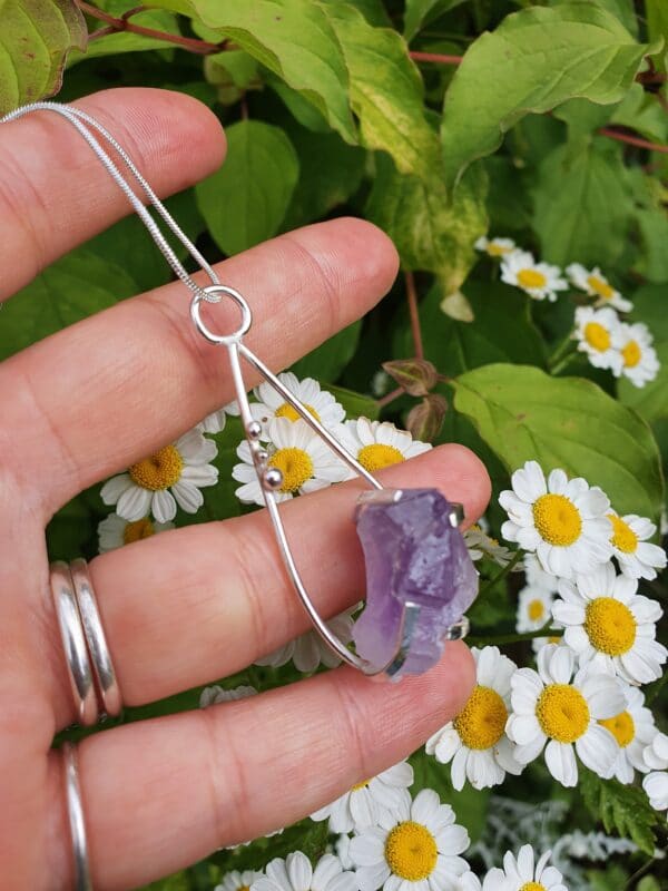 Raw crystal pendants - product image 4