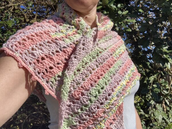 Handmade crochet shawl - product image 3