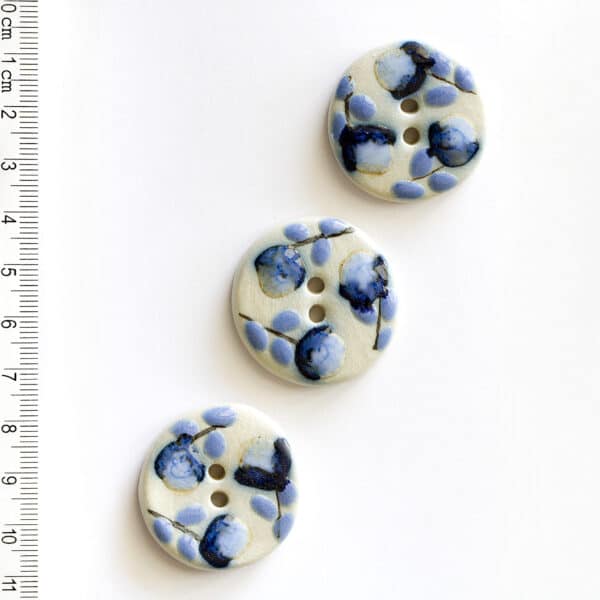 Blue Floral Buttons L514 - main product image