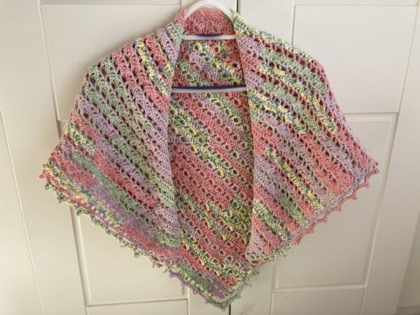 Handmade crochet shawl - main product image