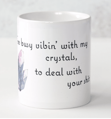 Too busy with my crystals mug - product image 2