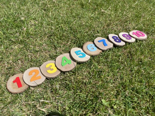 Perfectly imperfect rainbow wood cookies - product image 4