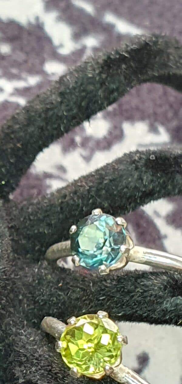 Sea green quartz ring - product image 2