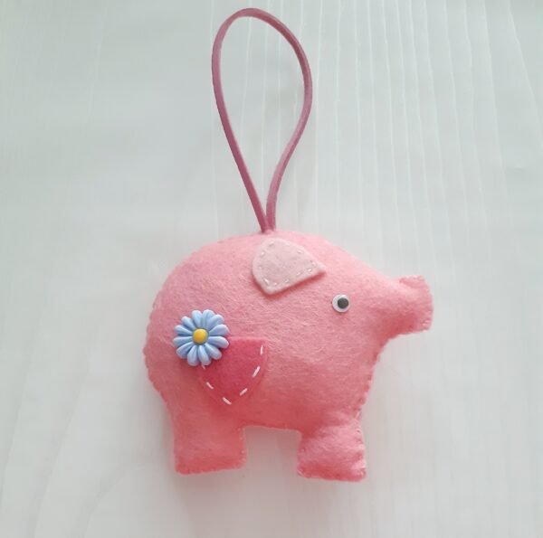 Felt Momma pig and baby pig. - product image 2