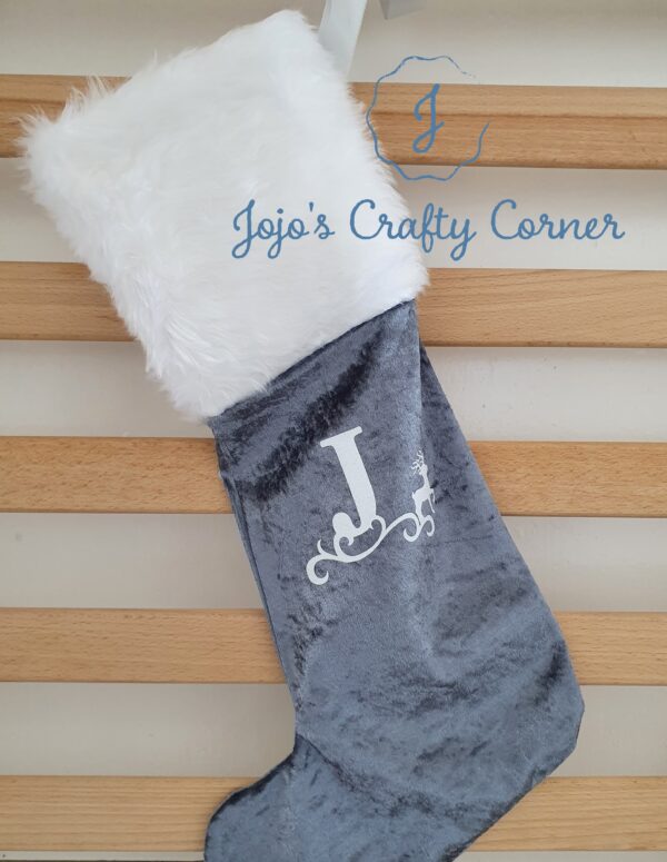 Personalised Christmas stocking BABY PINK - product image 2